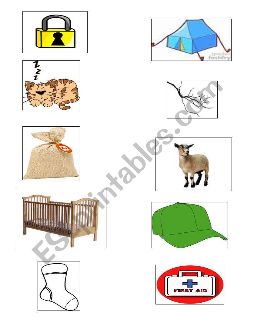 objects worksheet