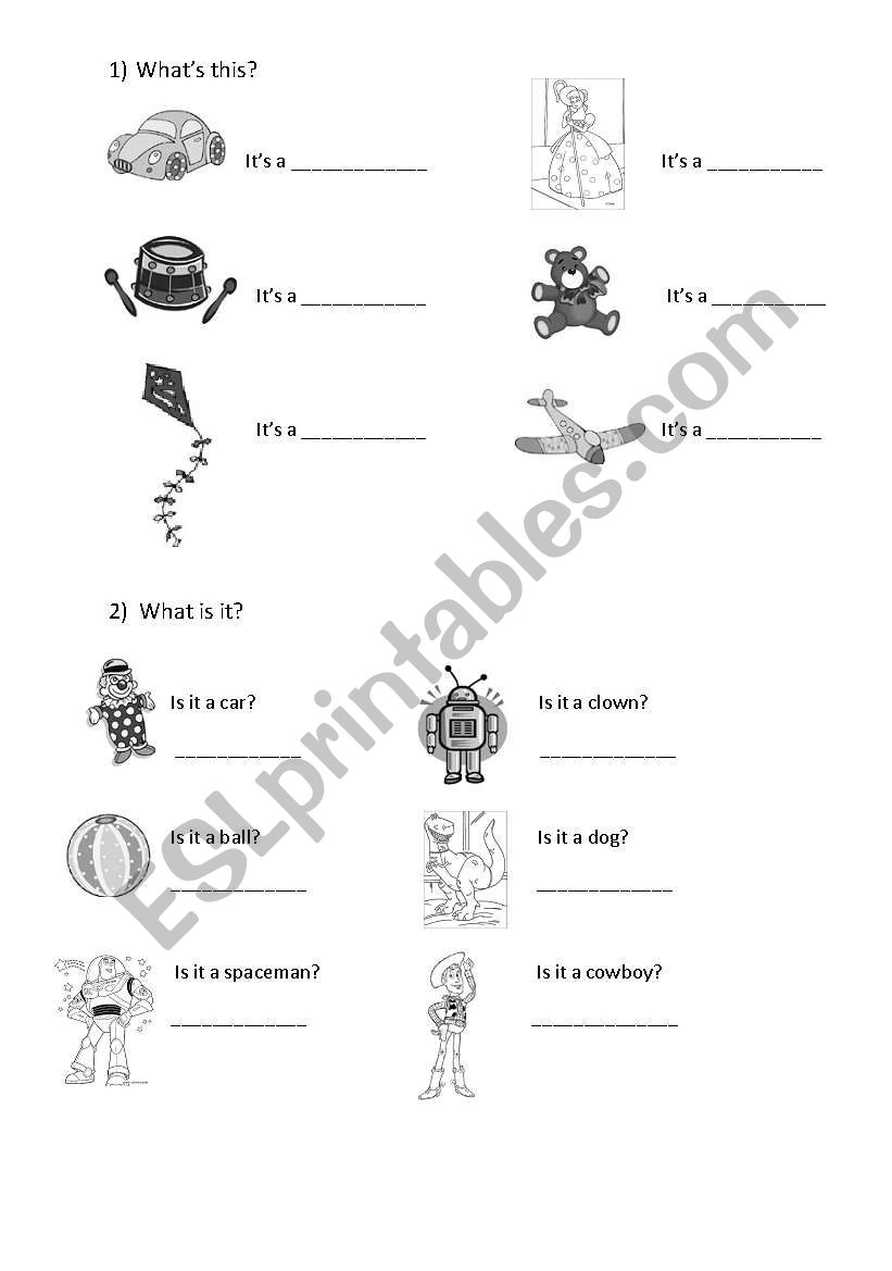 What this? What is it? worksheet