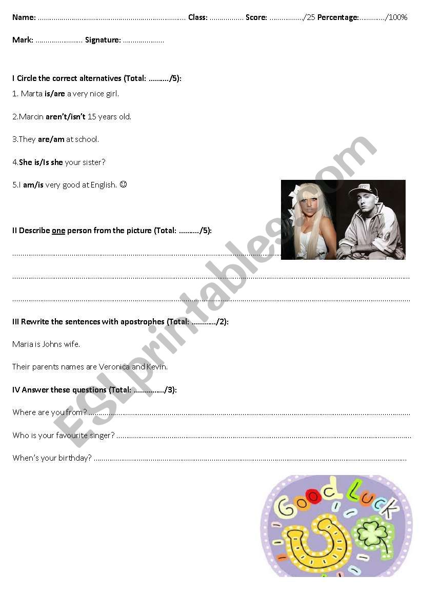 Present Simple quiz worksheet