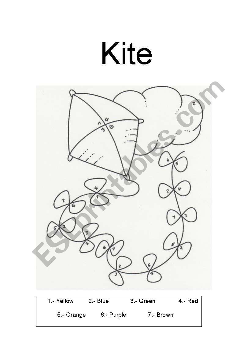 kite worksheet