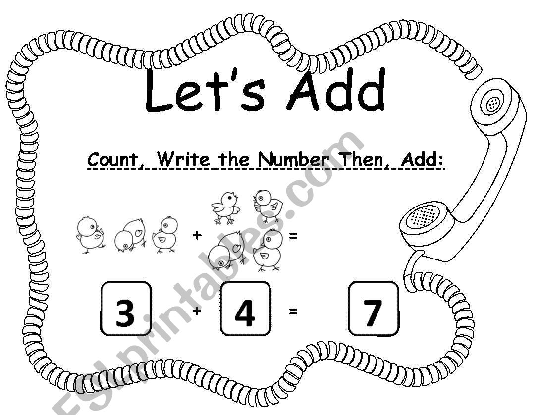 English Worksheets Addition