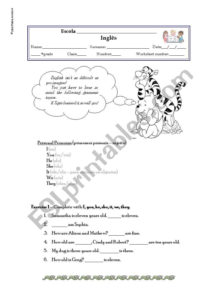 Review basics worksheet