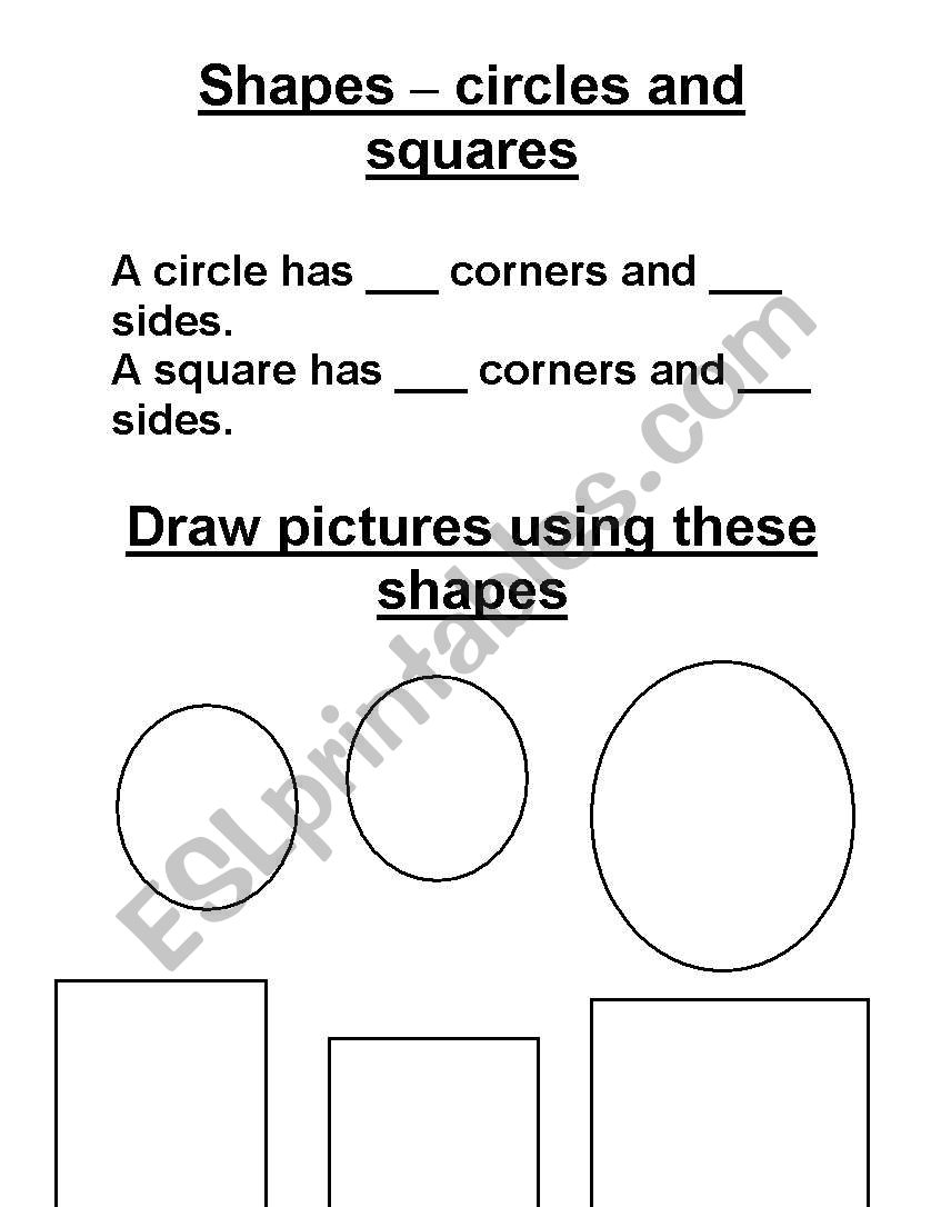 Shapes worksheet