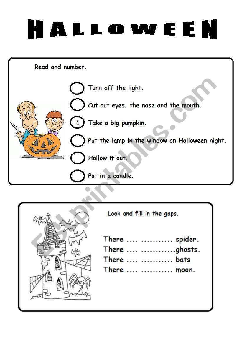 HALLOWEEN worksheet