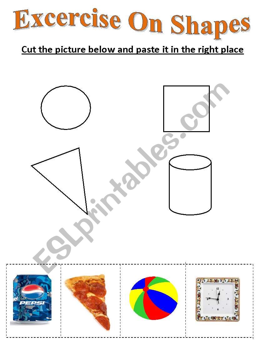 Shapes worksheet worksheet