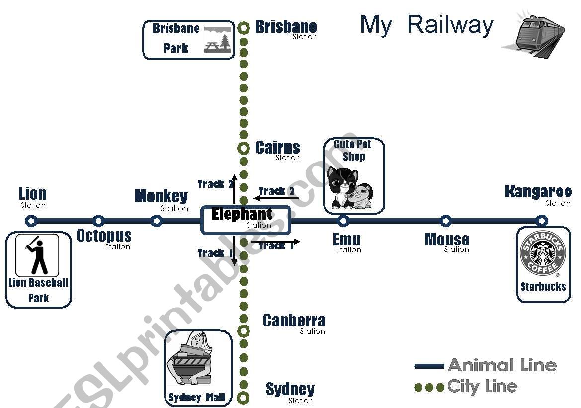 My Railway worksheet