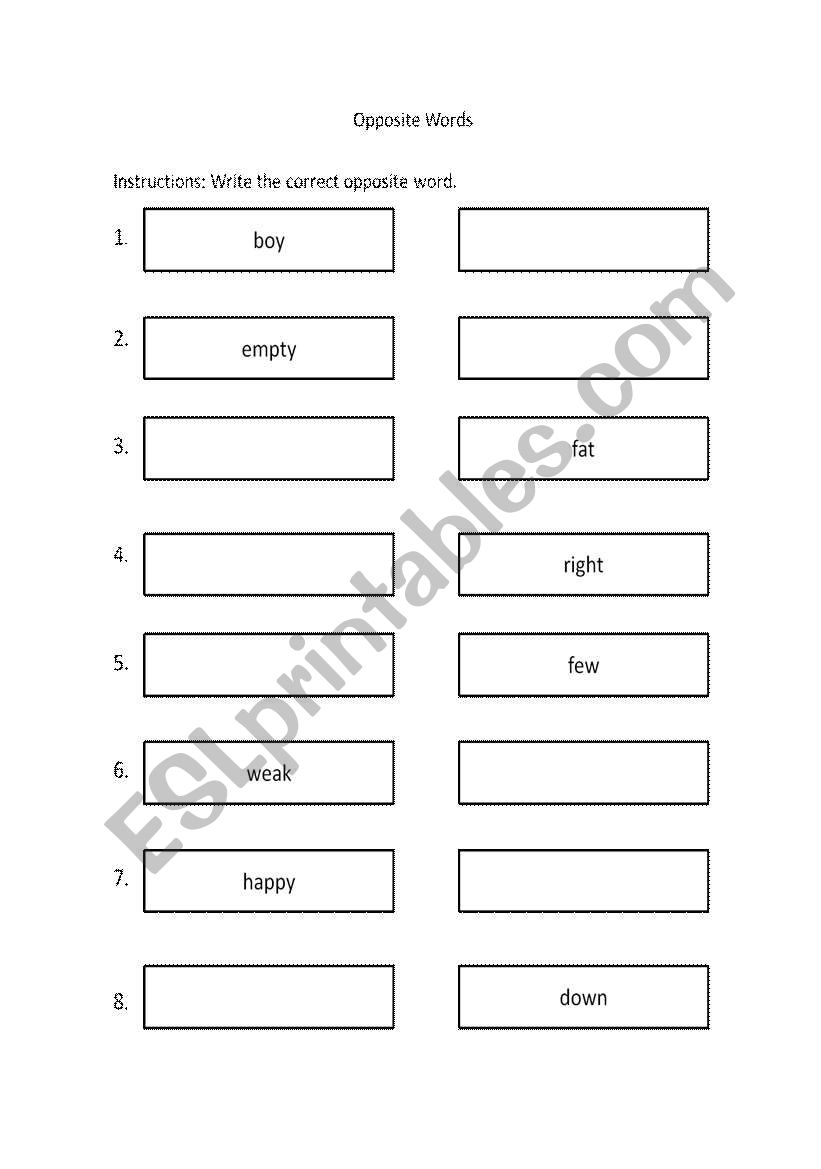 oppe wordsosit worksheet