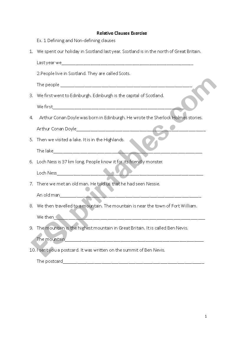 Mixed Tenses Exercise worksheet