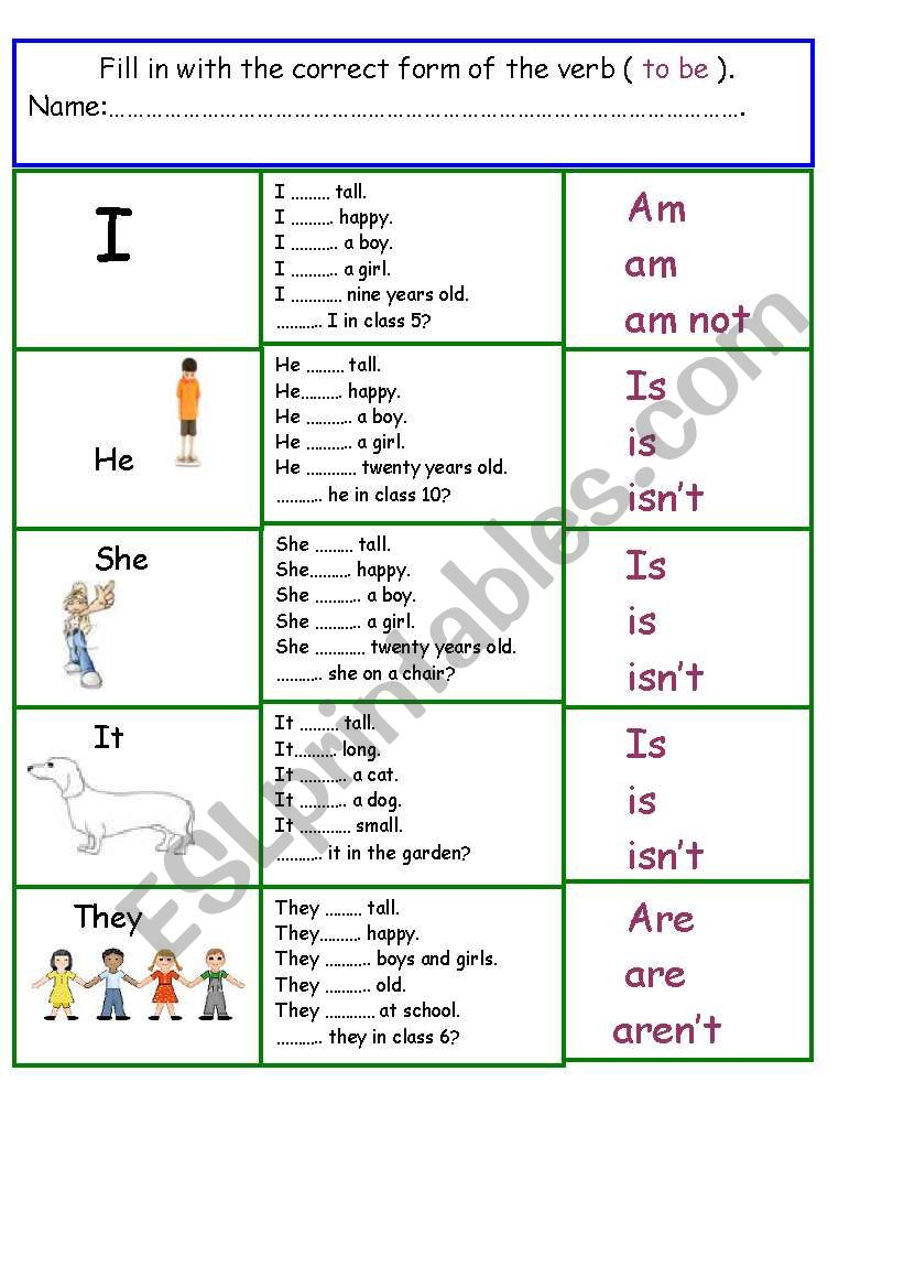 Esol Beginners Worksheets