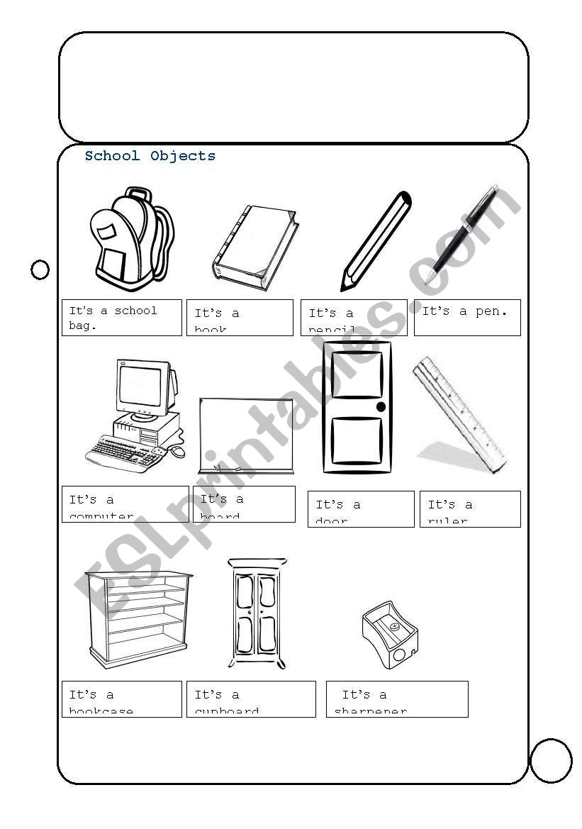 class objects worksheet