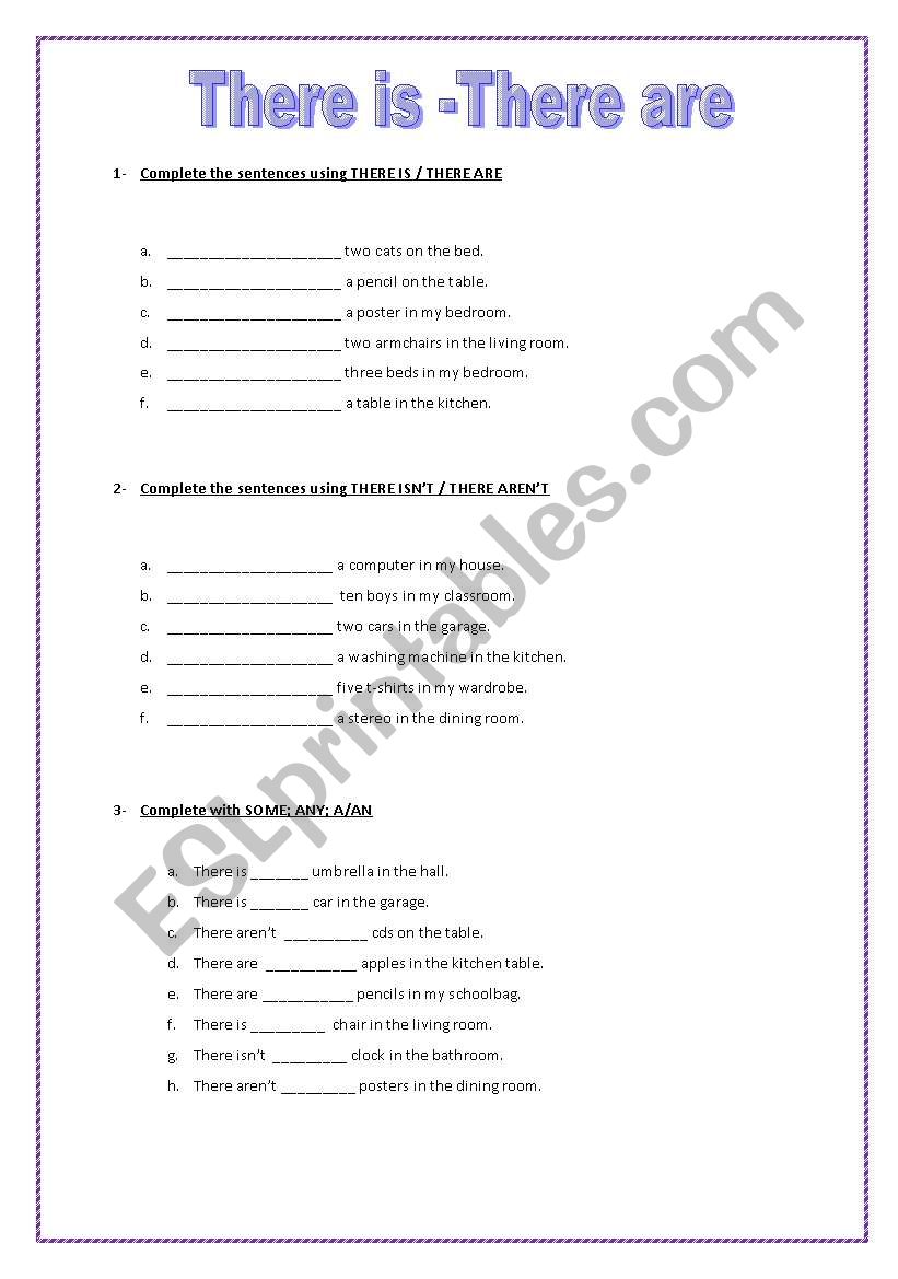 There is _There are - ESL worksheet by Liz_Beth