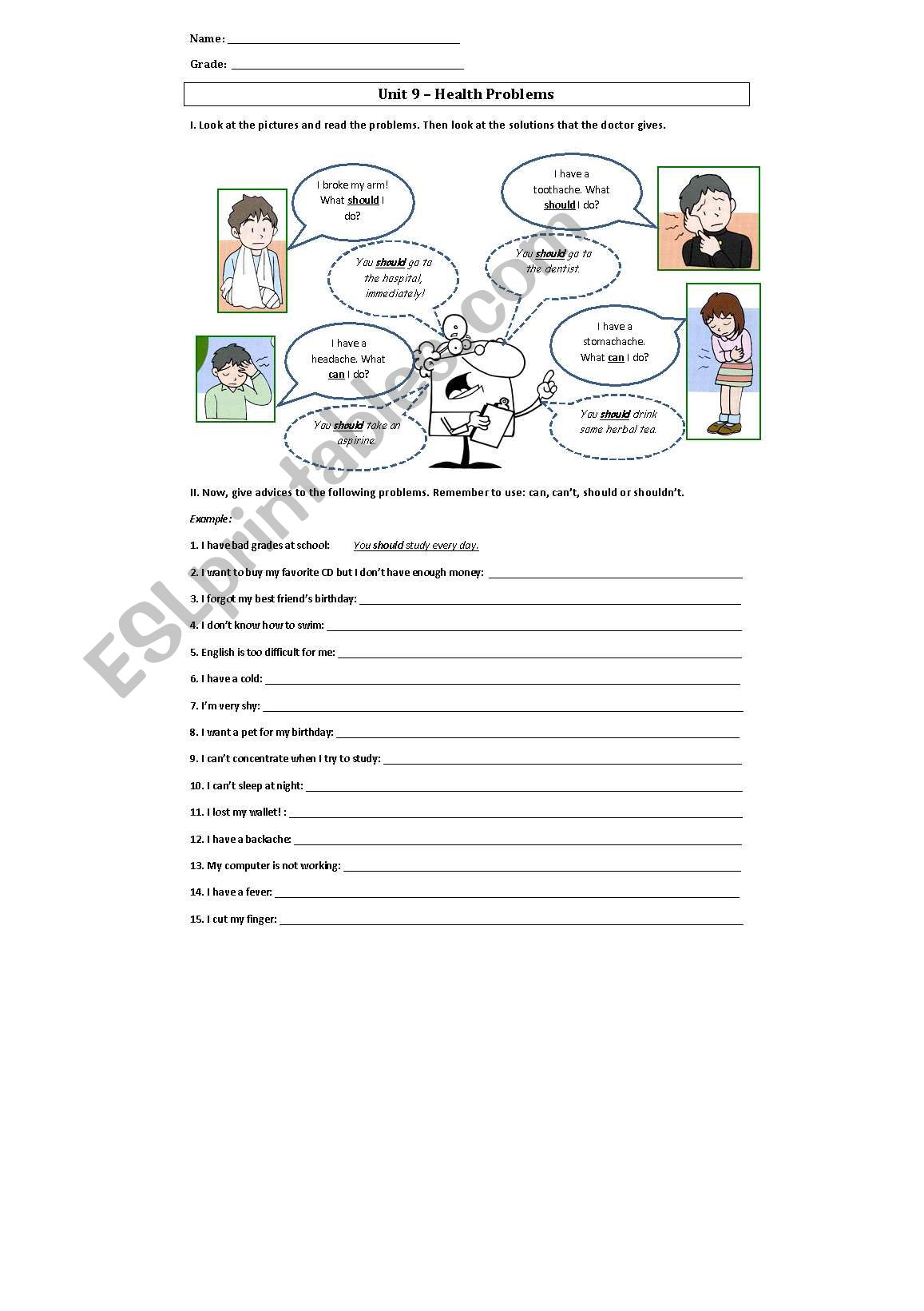 Giving Suggestions - Modal Verbs