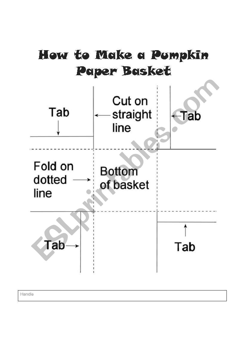 Pumpkinbasket worksheet