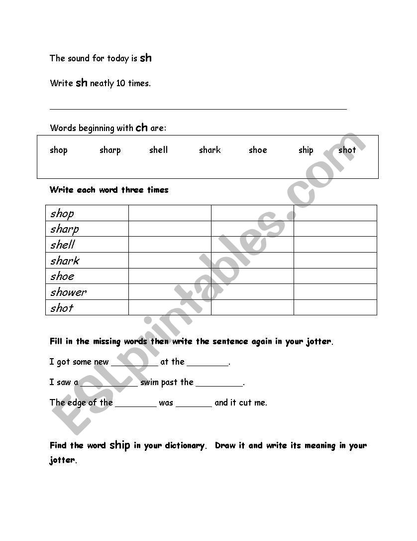 English worksheets: initial blends