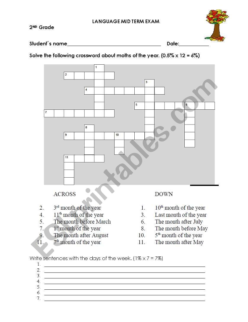 Gramar Test  worksheet