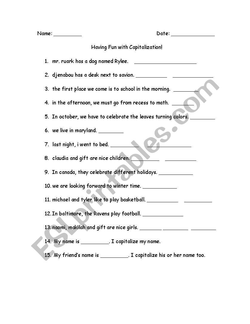 Chong Shu worksheet