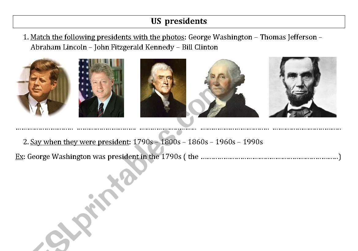 us-presidents-esl-worksheet-by-pierre59660