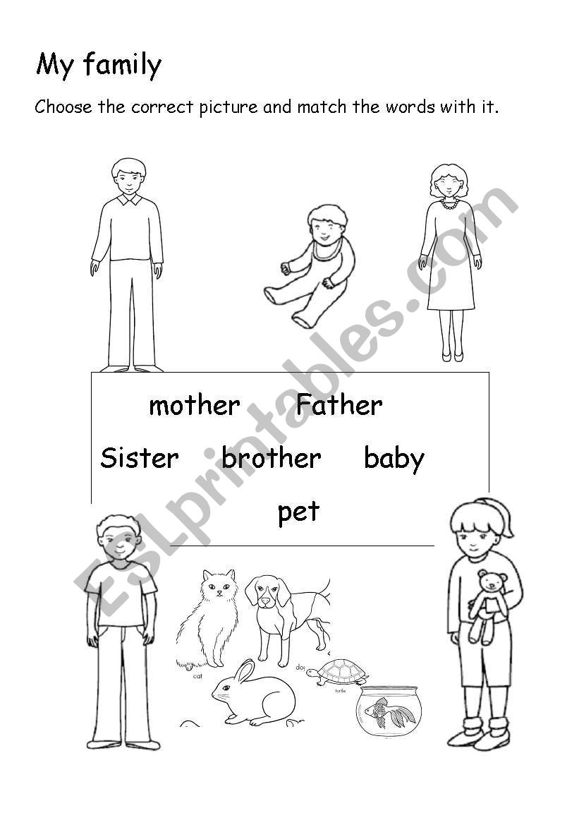 family worksheet