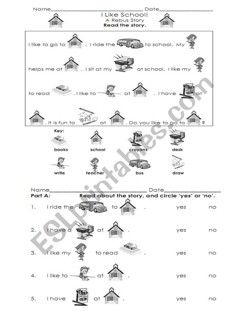 story worksheet