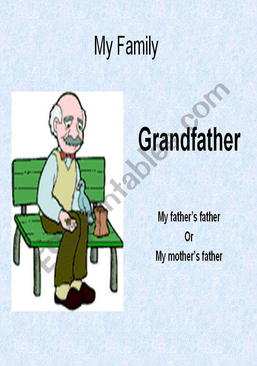 grandfather describtion worksheet