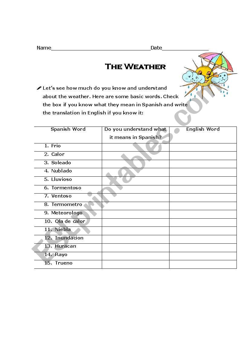 How much do you know about the weather?