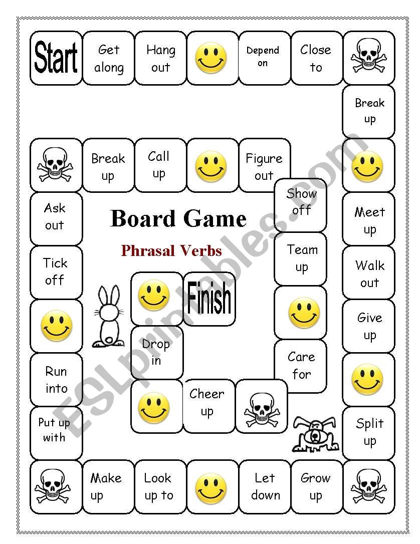 Verb Phrases, Board Game
