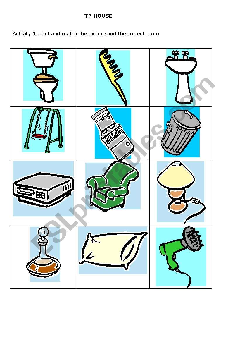 house worksheet