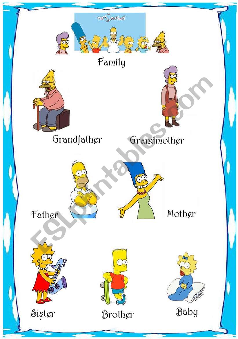 Family worksheet