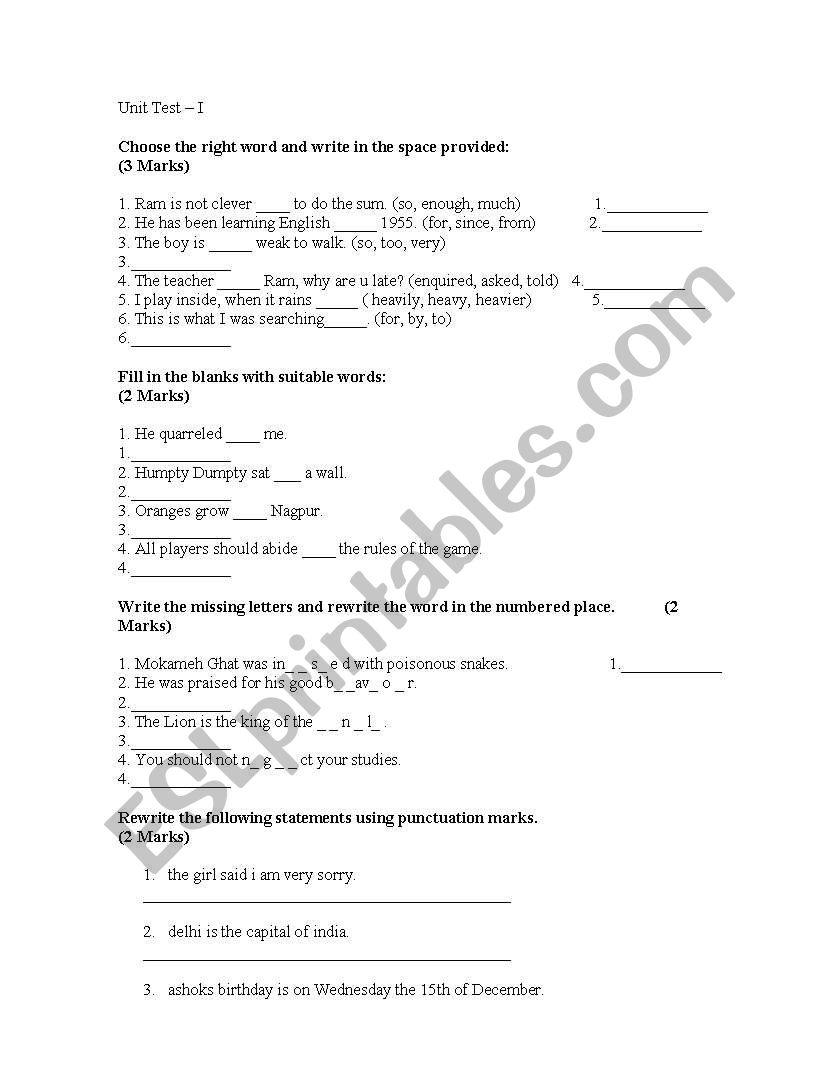 Grammar Practice  worksheet