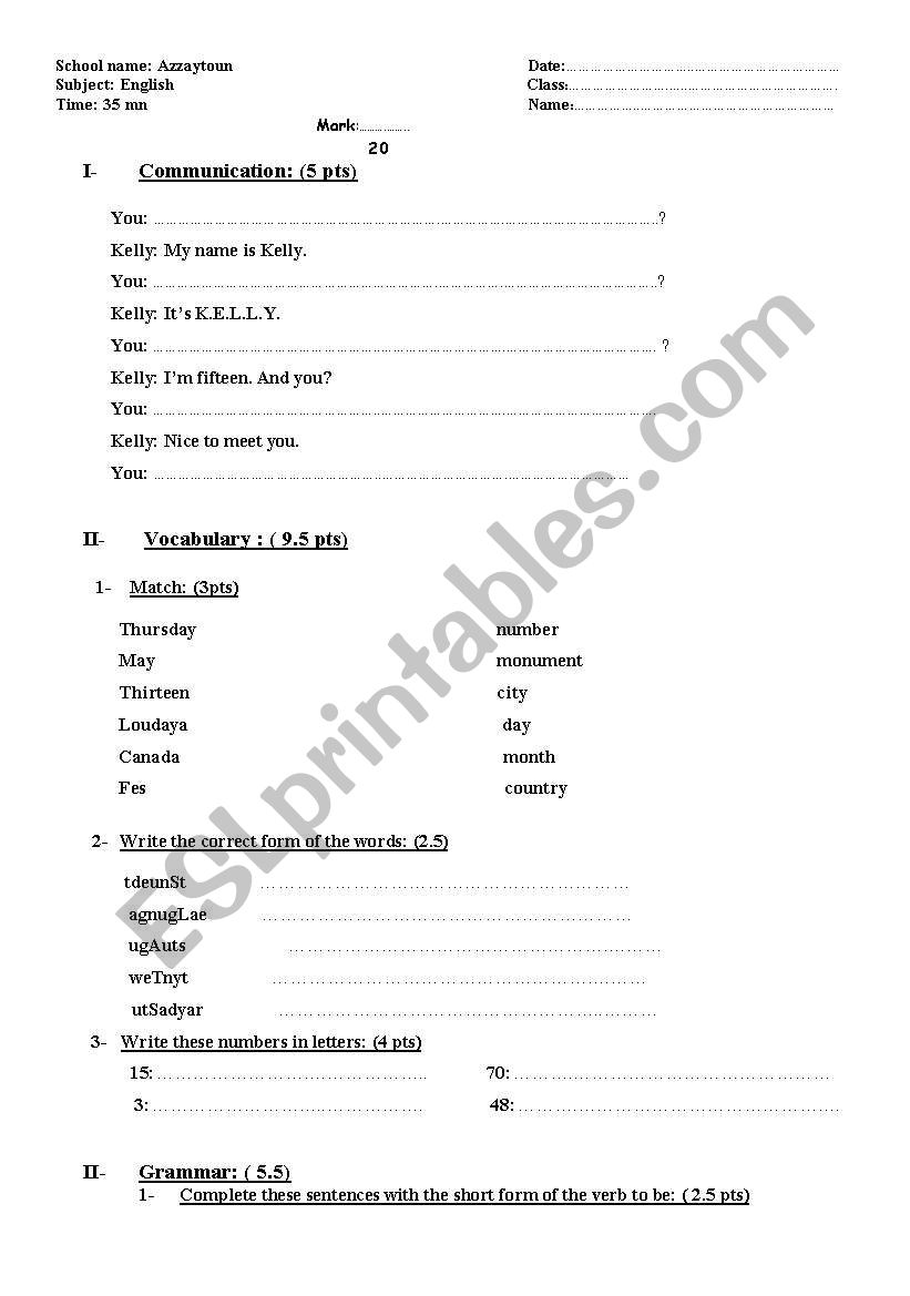 exercises for beginners worksheet