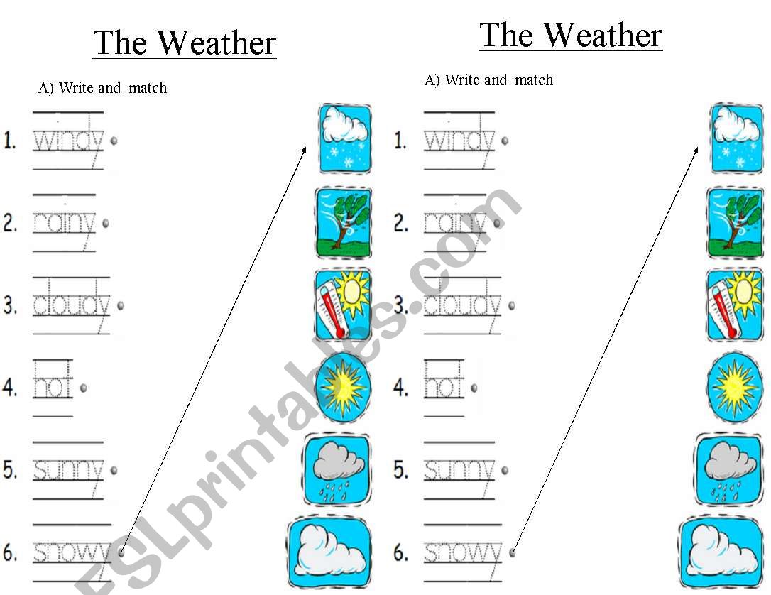 weather worksheet worksheet