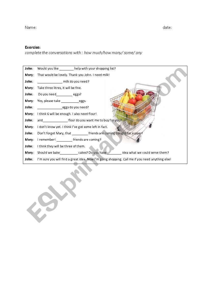 countables worksheet