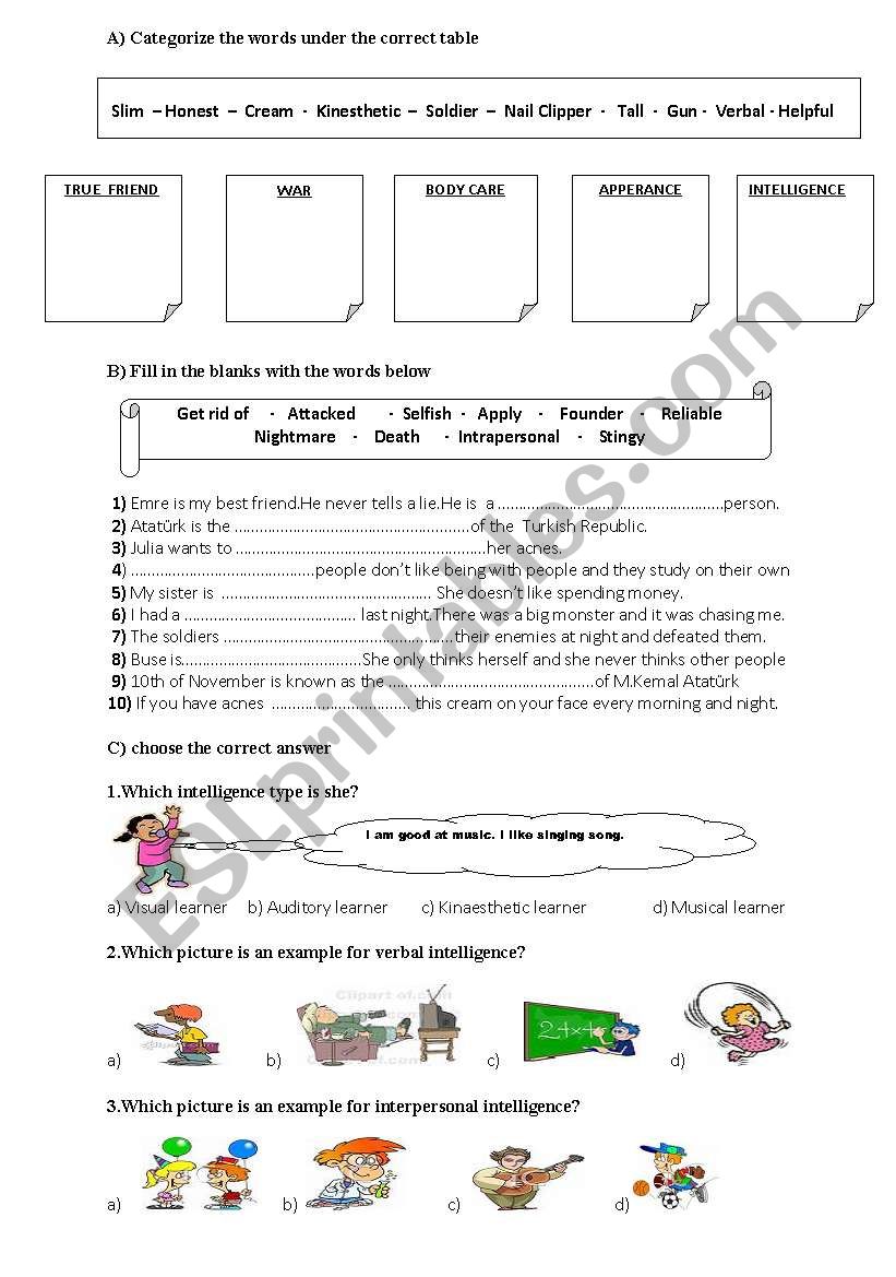 spot on 8 quiz unit 1-6 worksheet