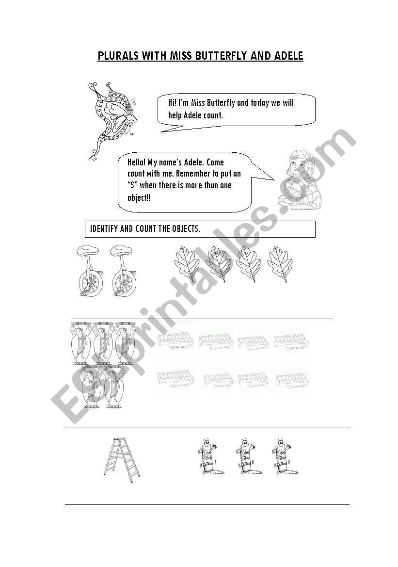 PLURALS WITH MISS BUTTERFLY AND ADELE