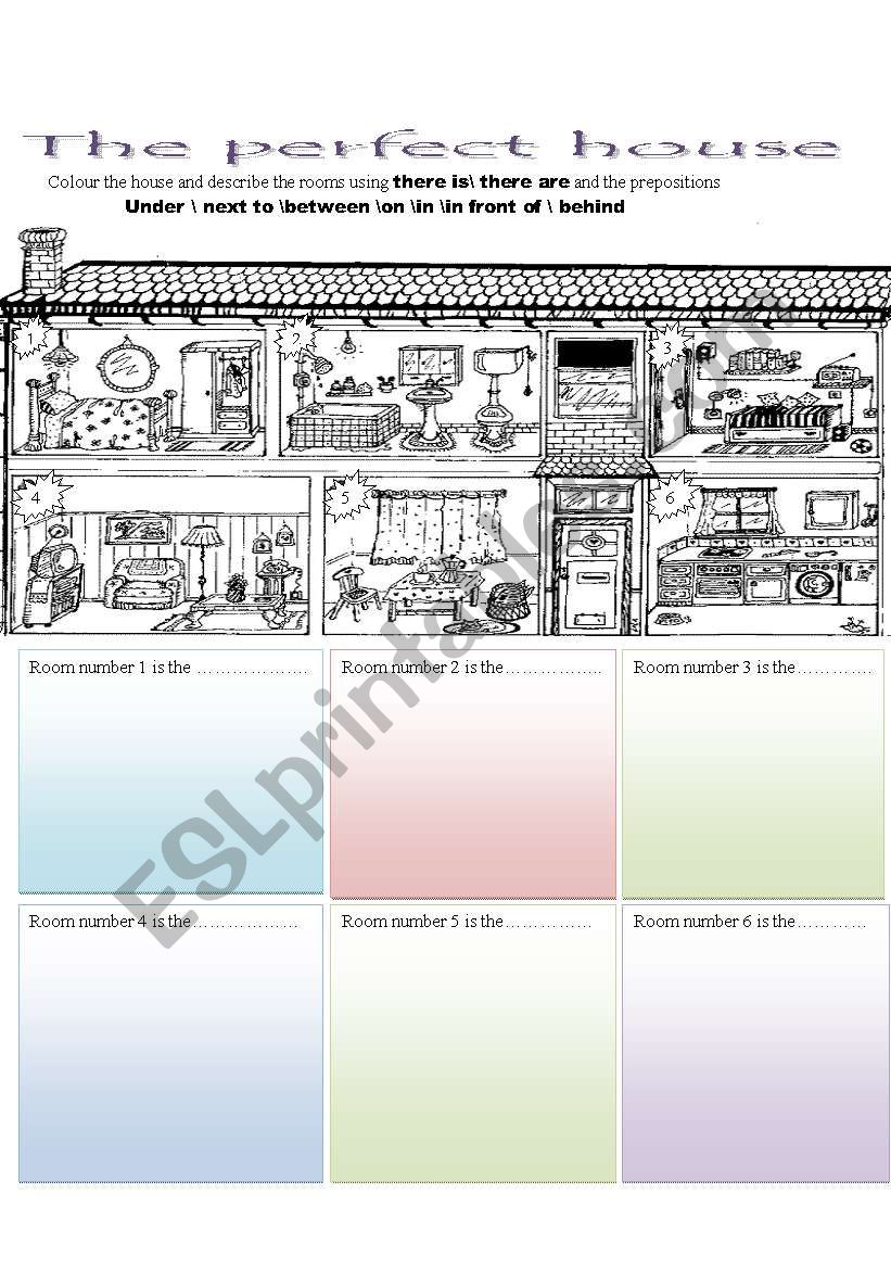 the perfect house worksheet