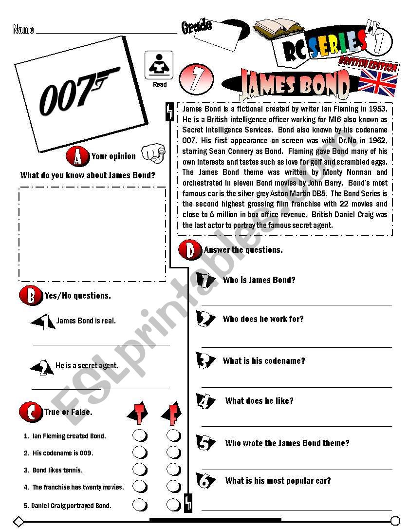 RC Series_British Edition_07 James Bond (Fully Editable + Key) 