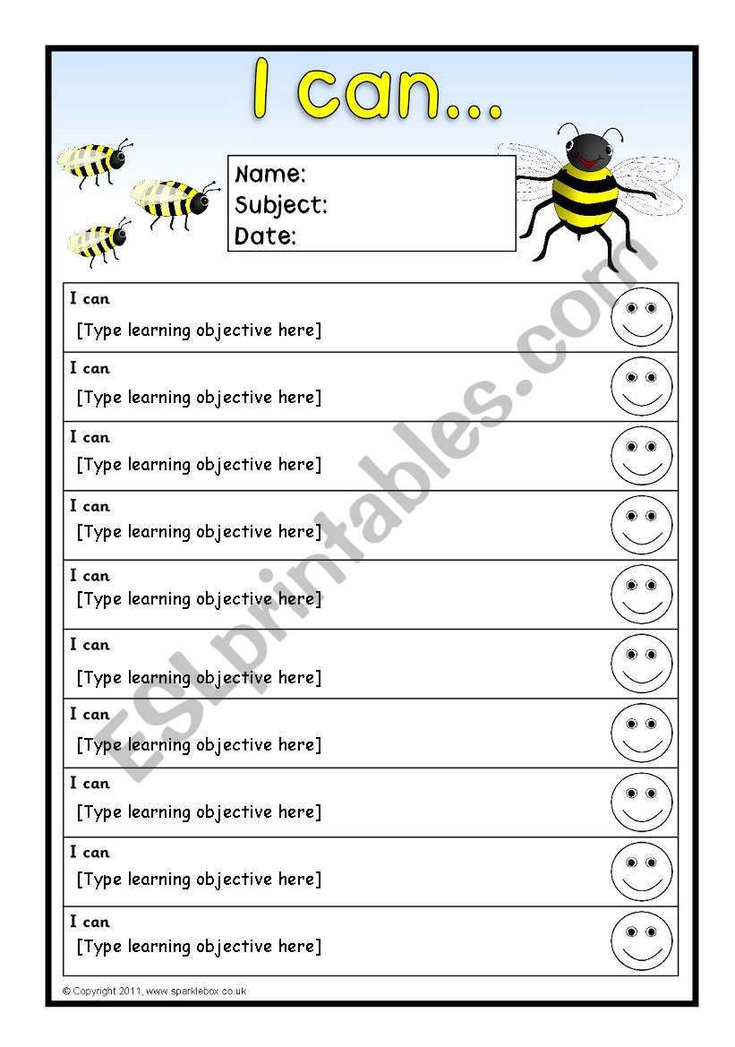 classroom mangment  worksheet