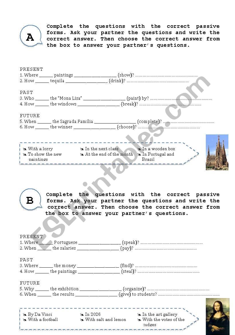 The passive worksheet