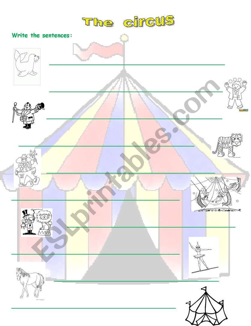 The Circus worksheet