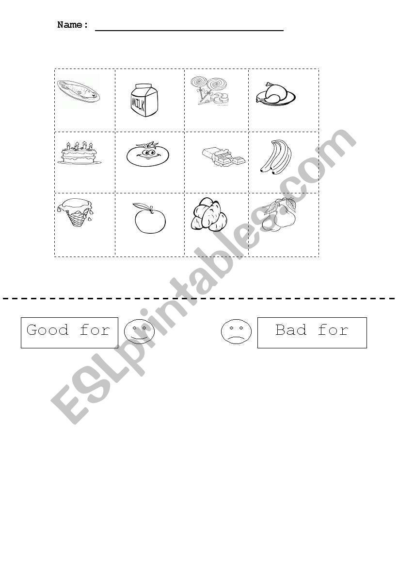 english-worksheets-food-that-is-good-or-bad-for-you