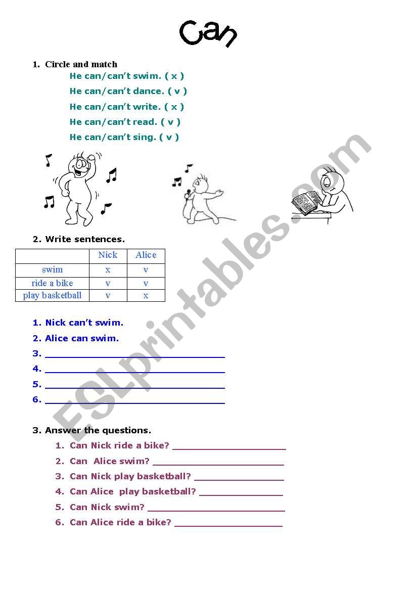 Can worksheet