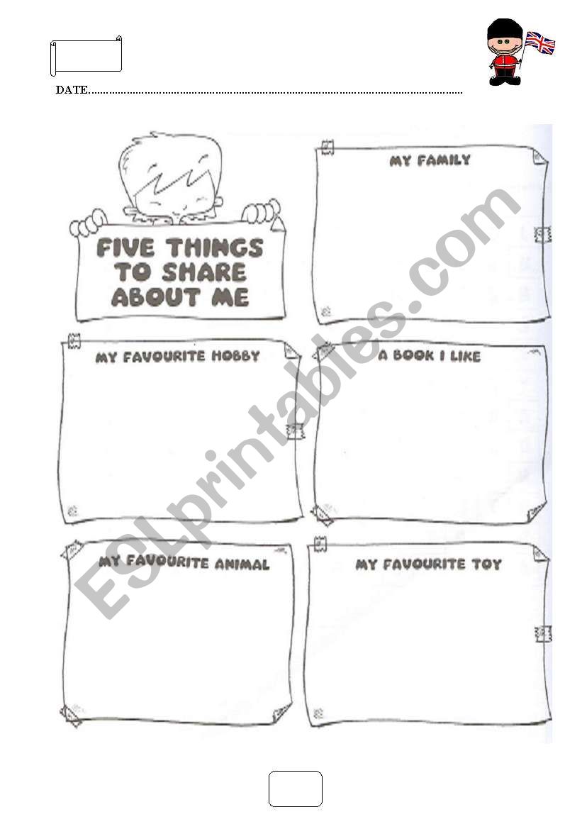 HOBBIES worksheet