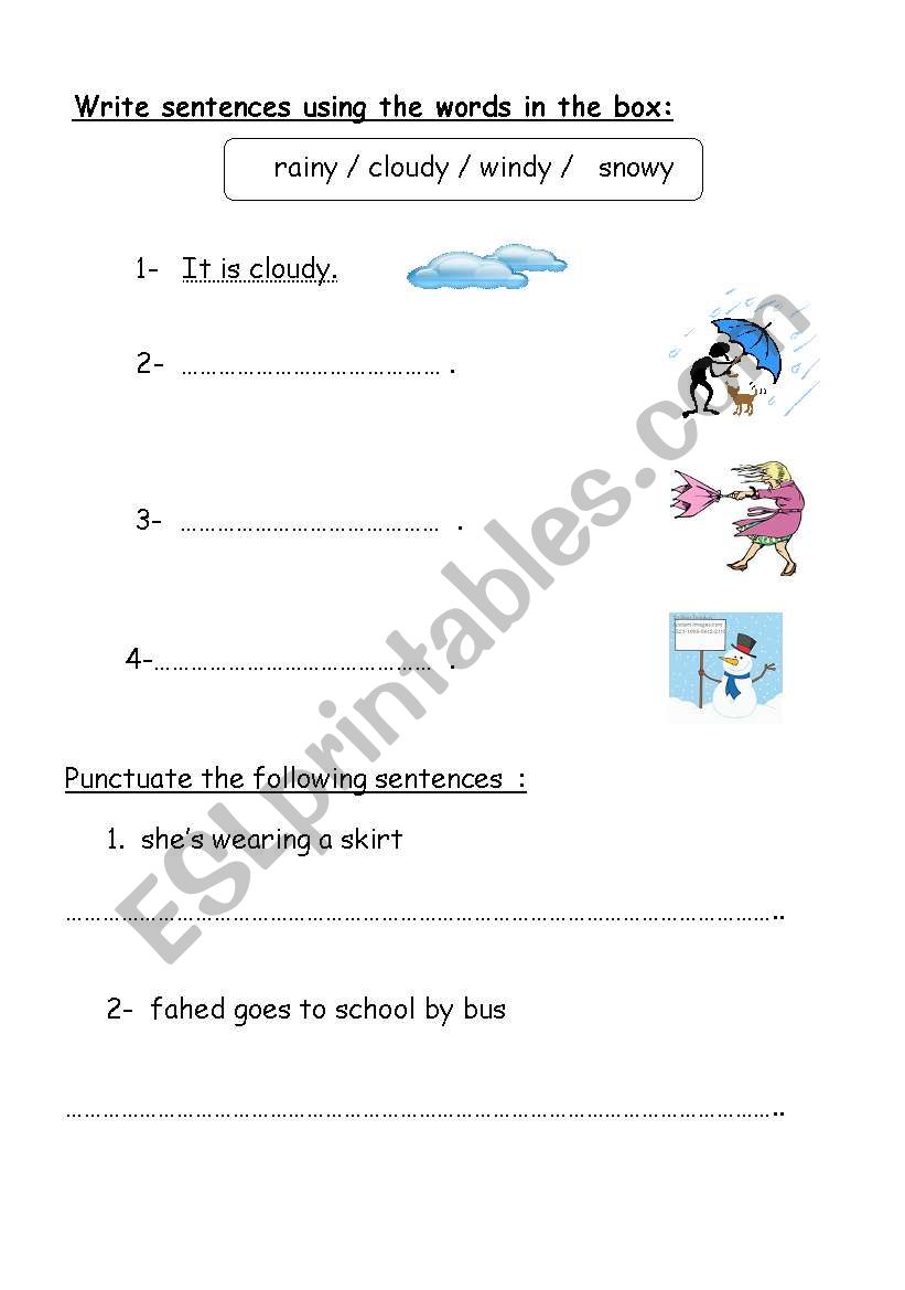 read and write worksheet