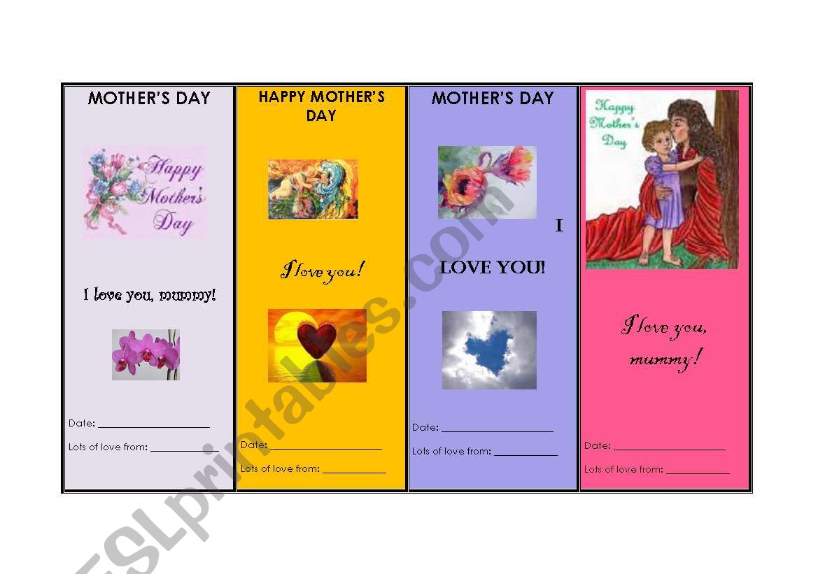 Mother´s Day - ESL worksheet by Carlos D.