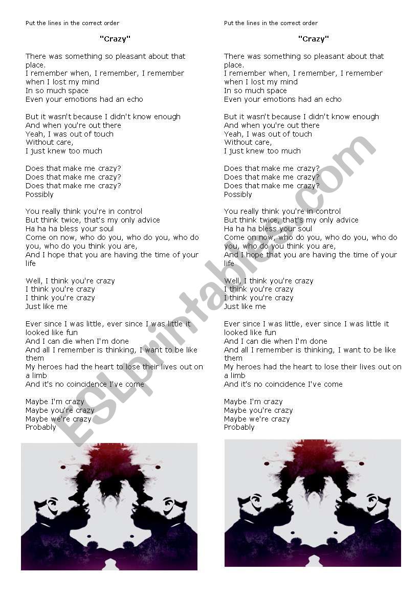 Gnarls Barkley – Crazy Lyrics