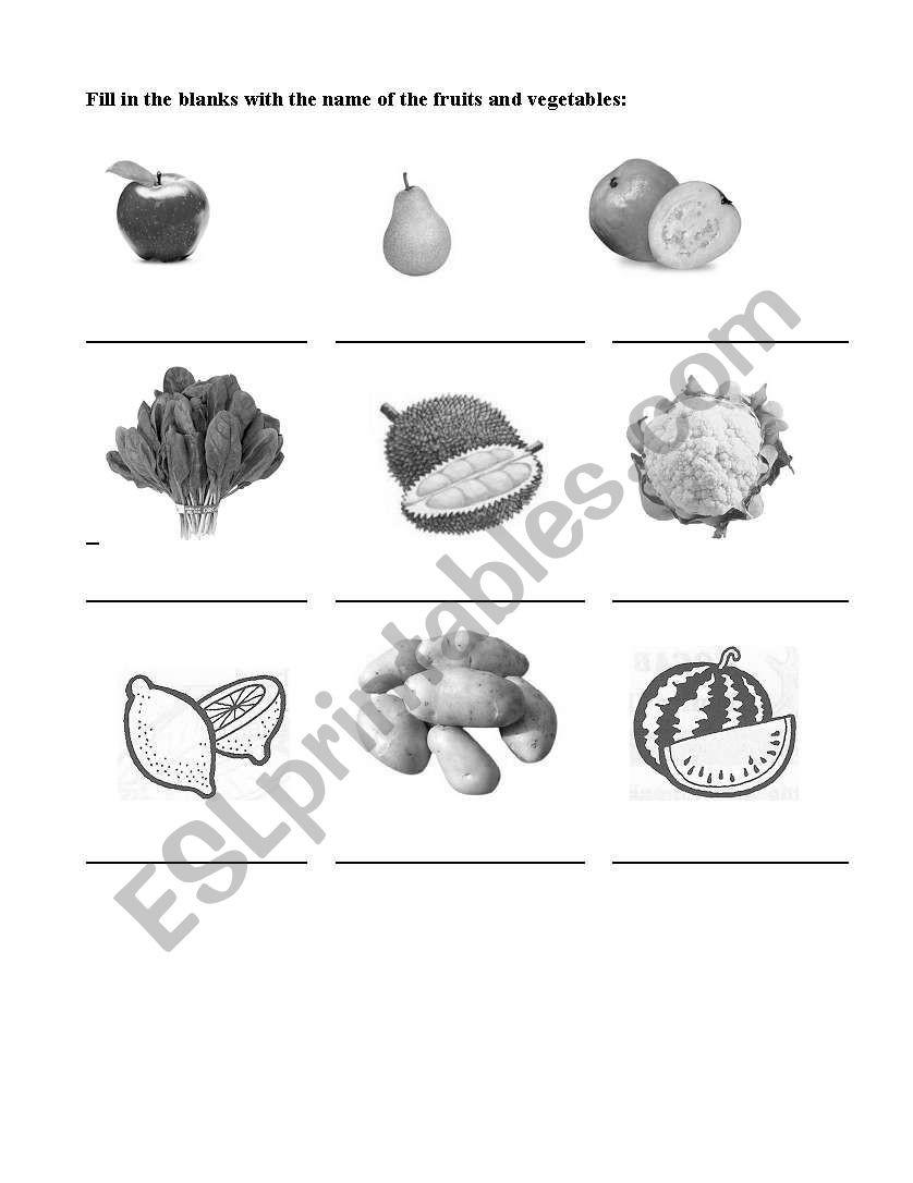 Fruit - Part 2 worksheet