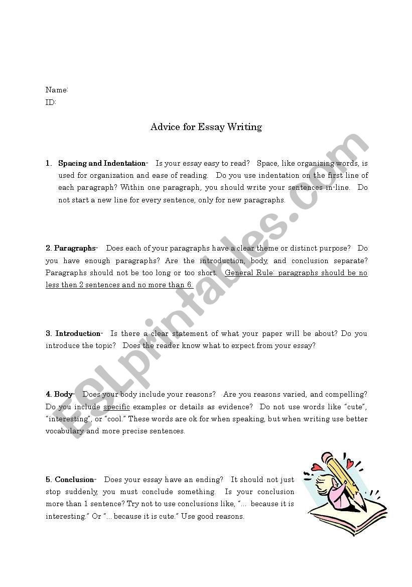 essay writing tips for grade 6