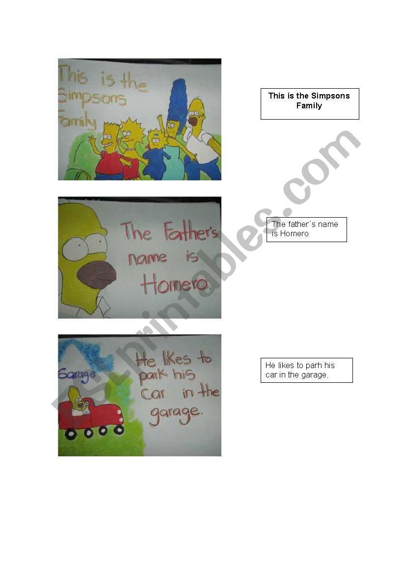 SIMPSONS STORY FOR TEACHING CHILDREN