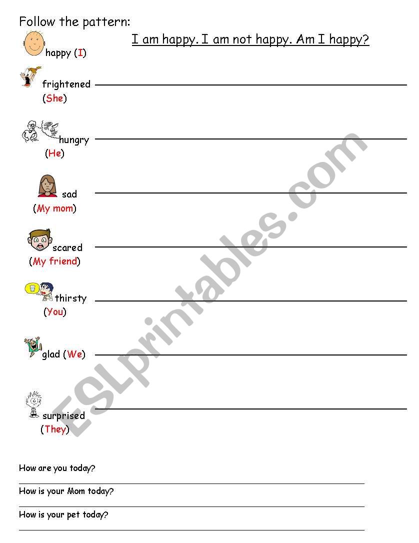 Follow the Pattern worksheet