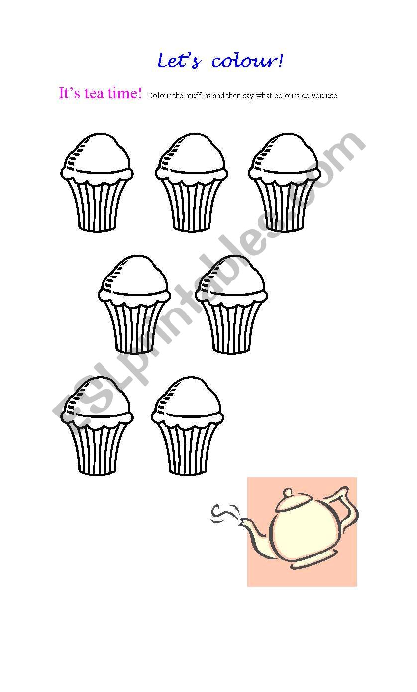 cupcakes worksheet